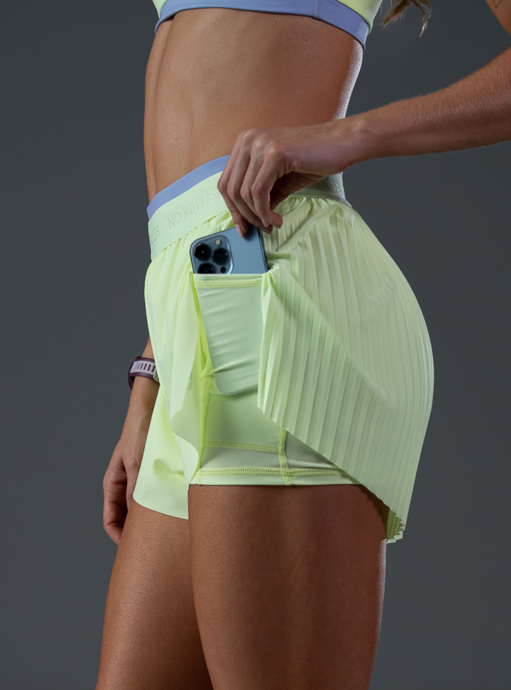 Short Running Performance Neon Green