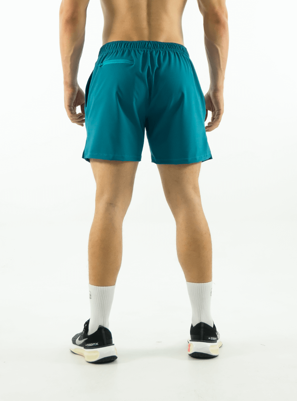 PANTALONETA AJUSTADA AZUL PETROLEO