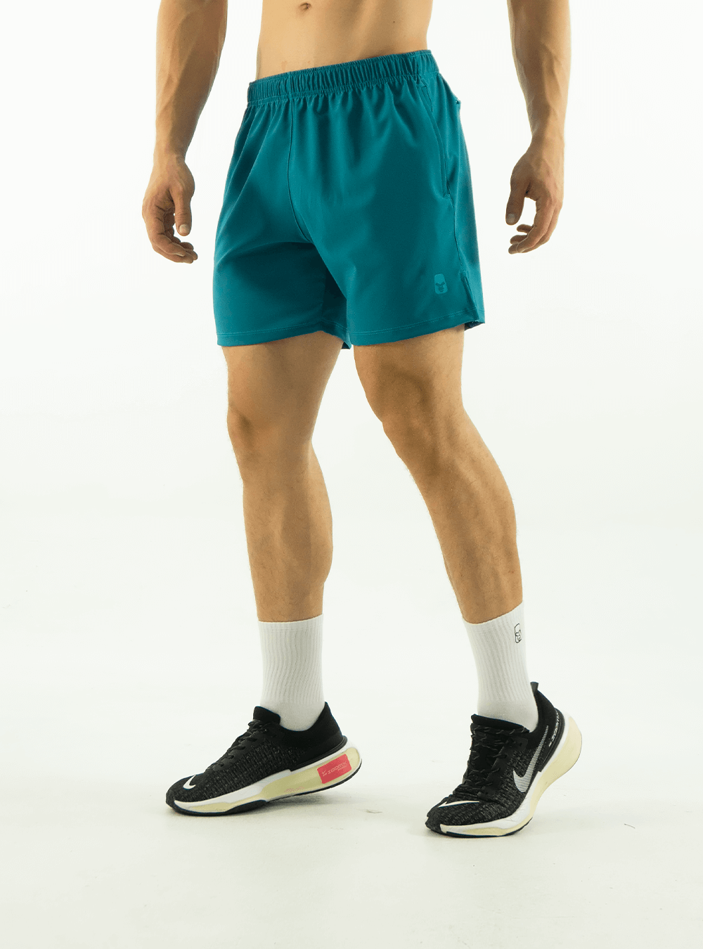 PANTALONETA AJUSTADA AZUL PETROLEO