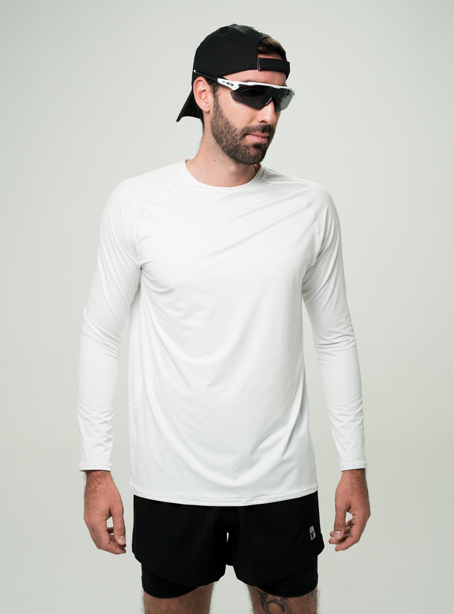 Camibuso Compression Fit Blanco