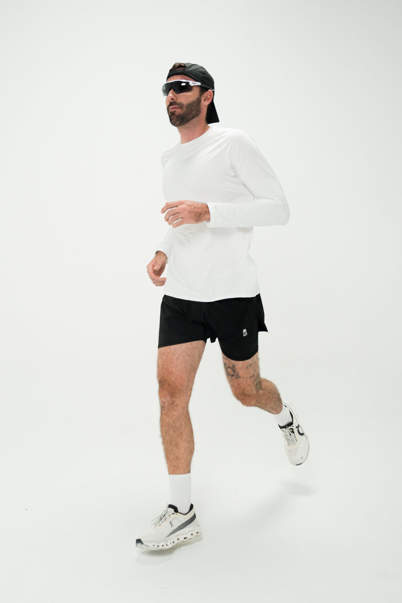 Camibuso Compression Fit Blanco