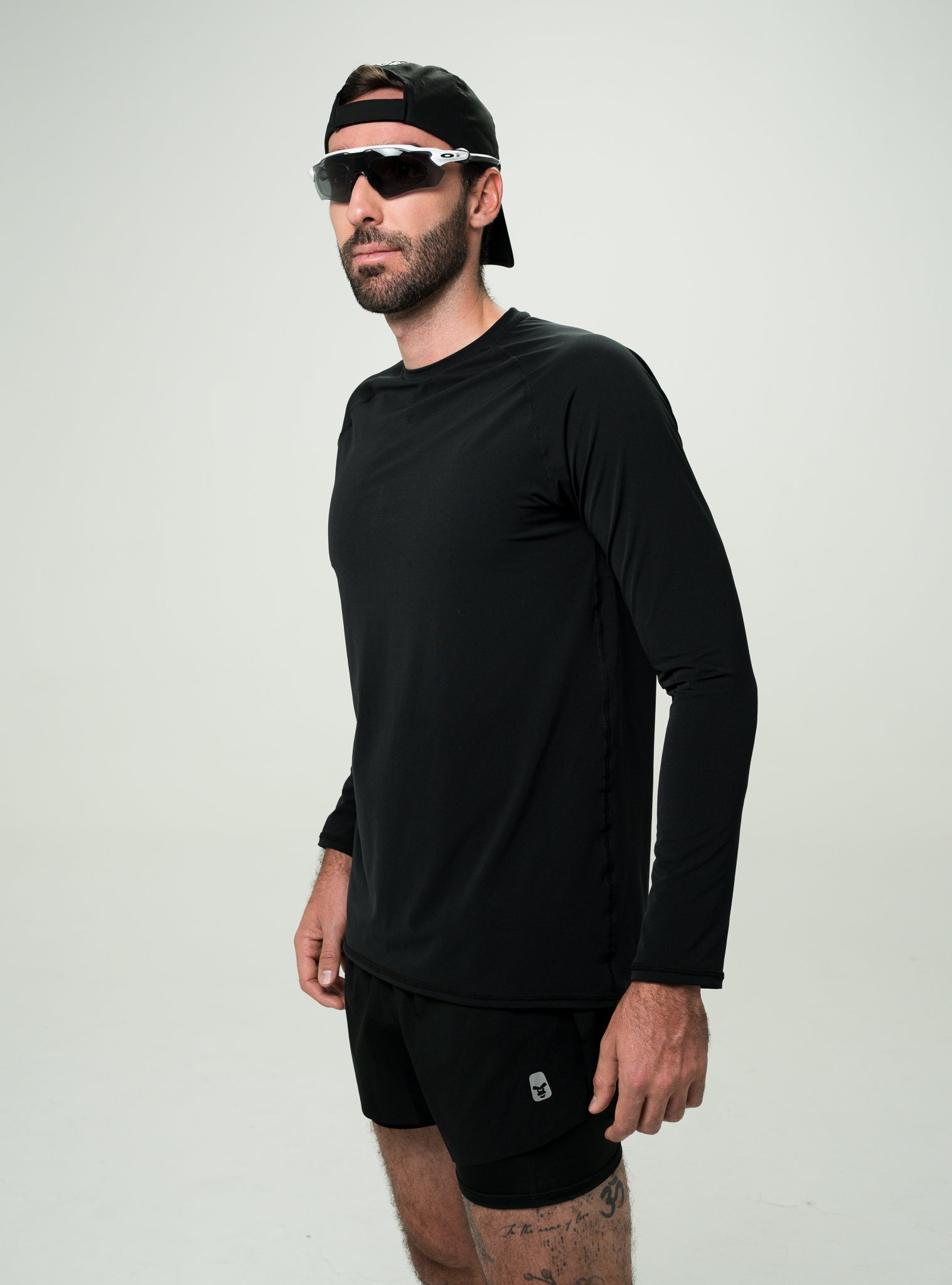 Camibuso Compression Fit Negro
