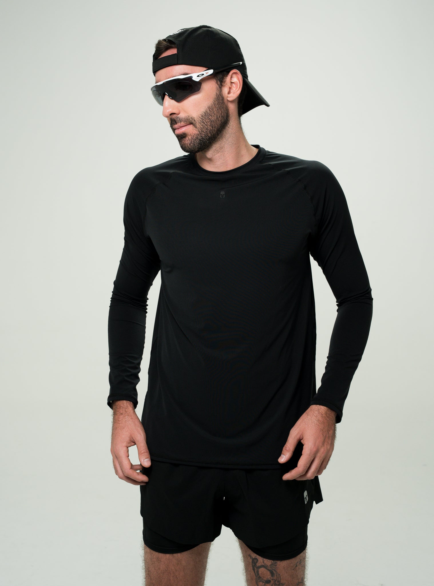 Camibuso Compression Fit Negro