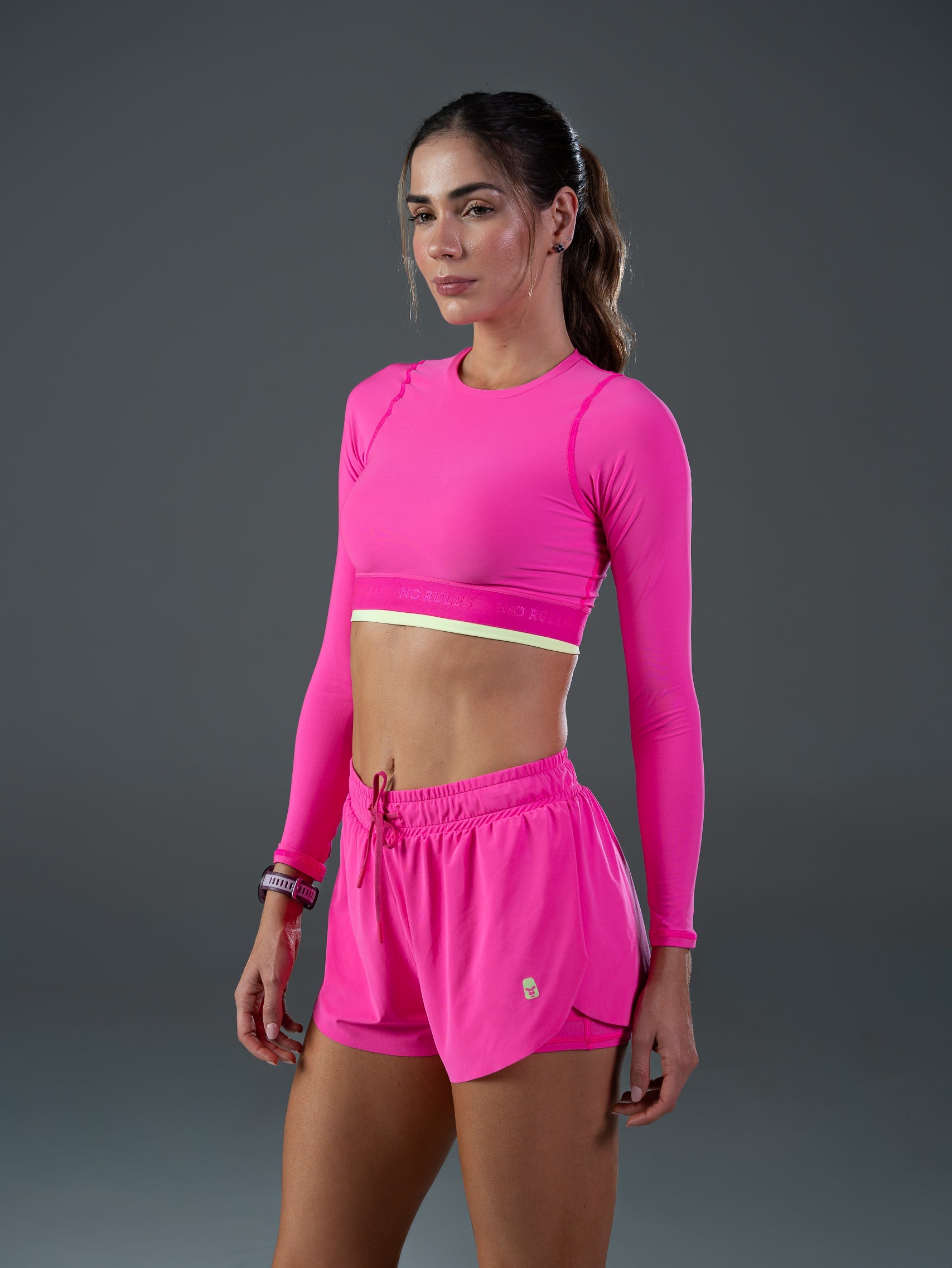 Camibuso Flow Neon Pink