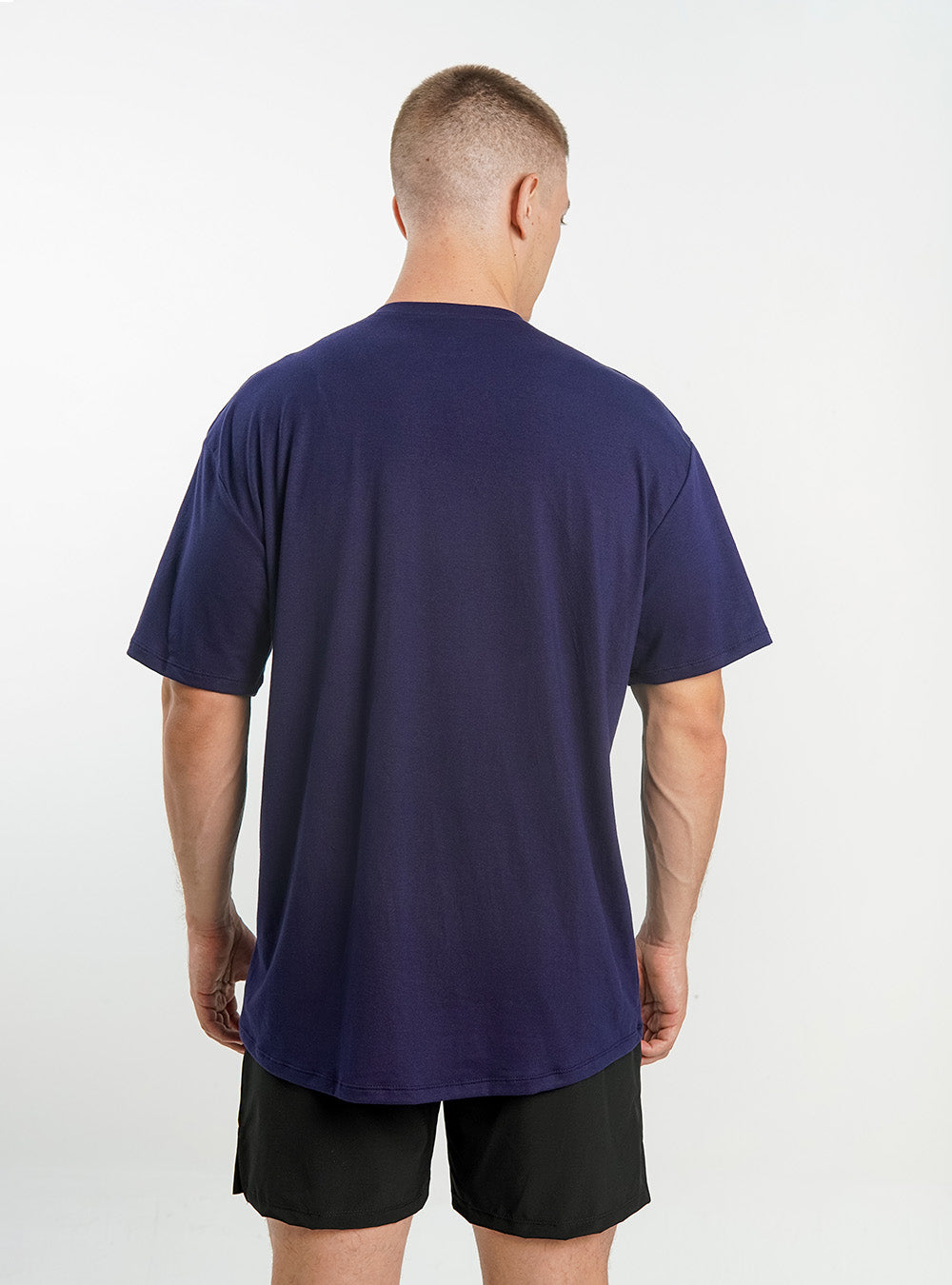CAMISETA DE ALGODÓN TACTO FRÍO DISRUPTIVE AZUL