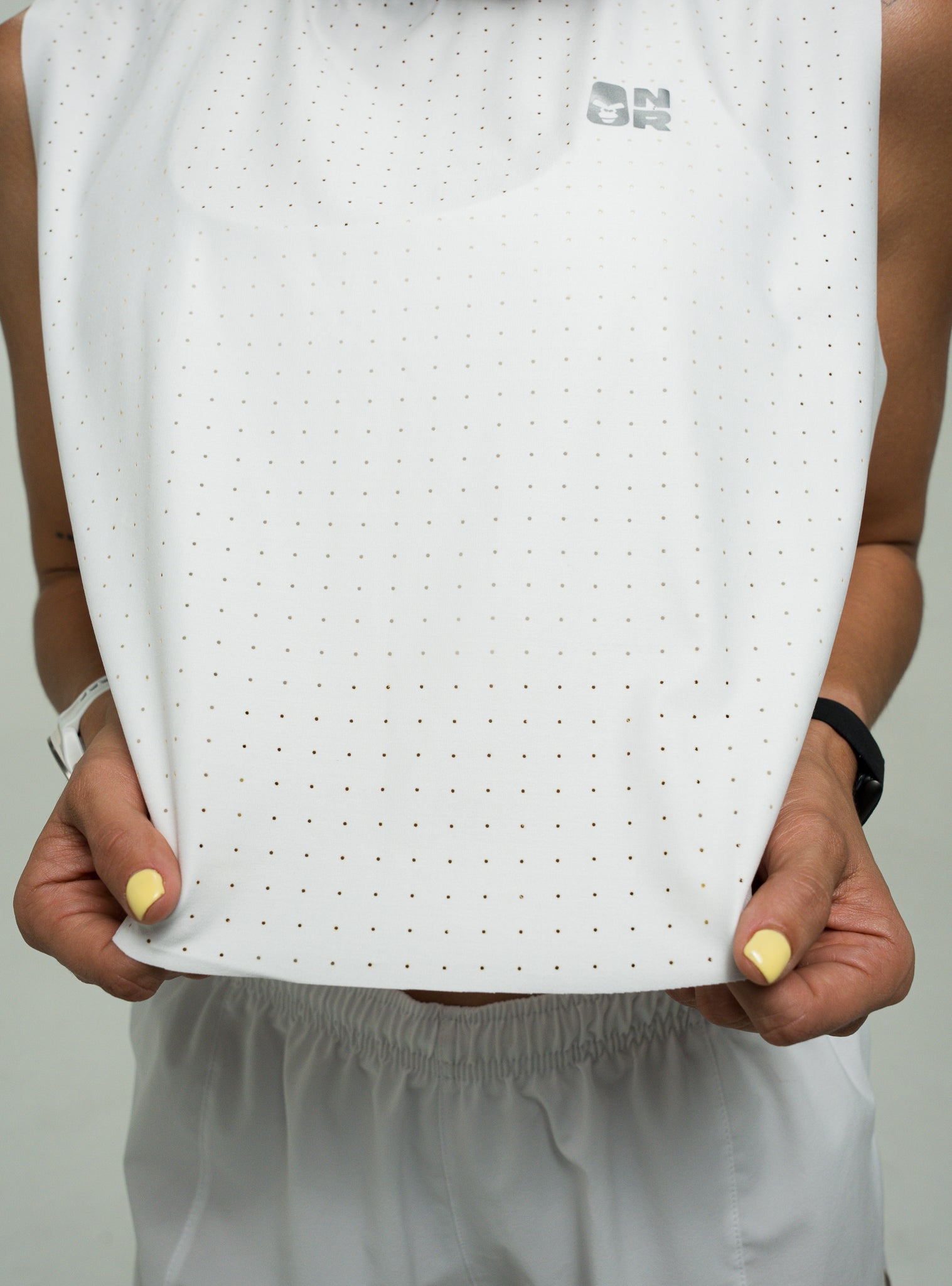 Crop Top Velocity Air Blanco