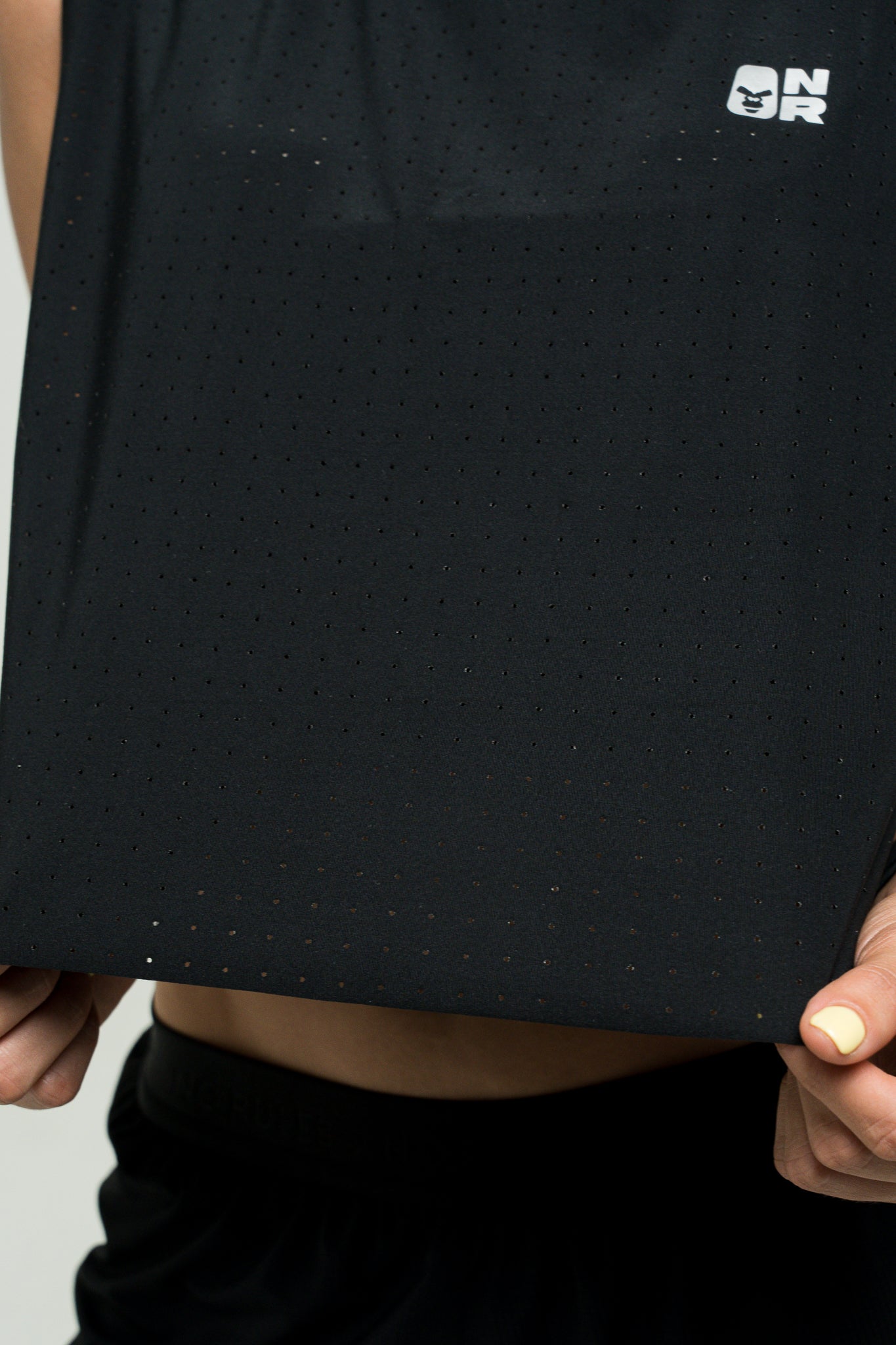 Crop Top Velocity Air Negro