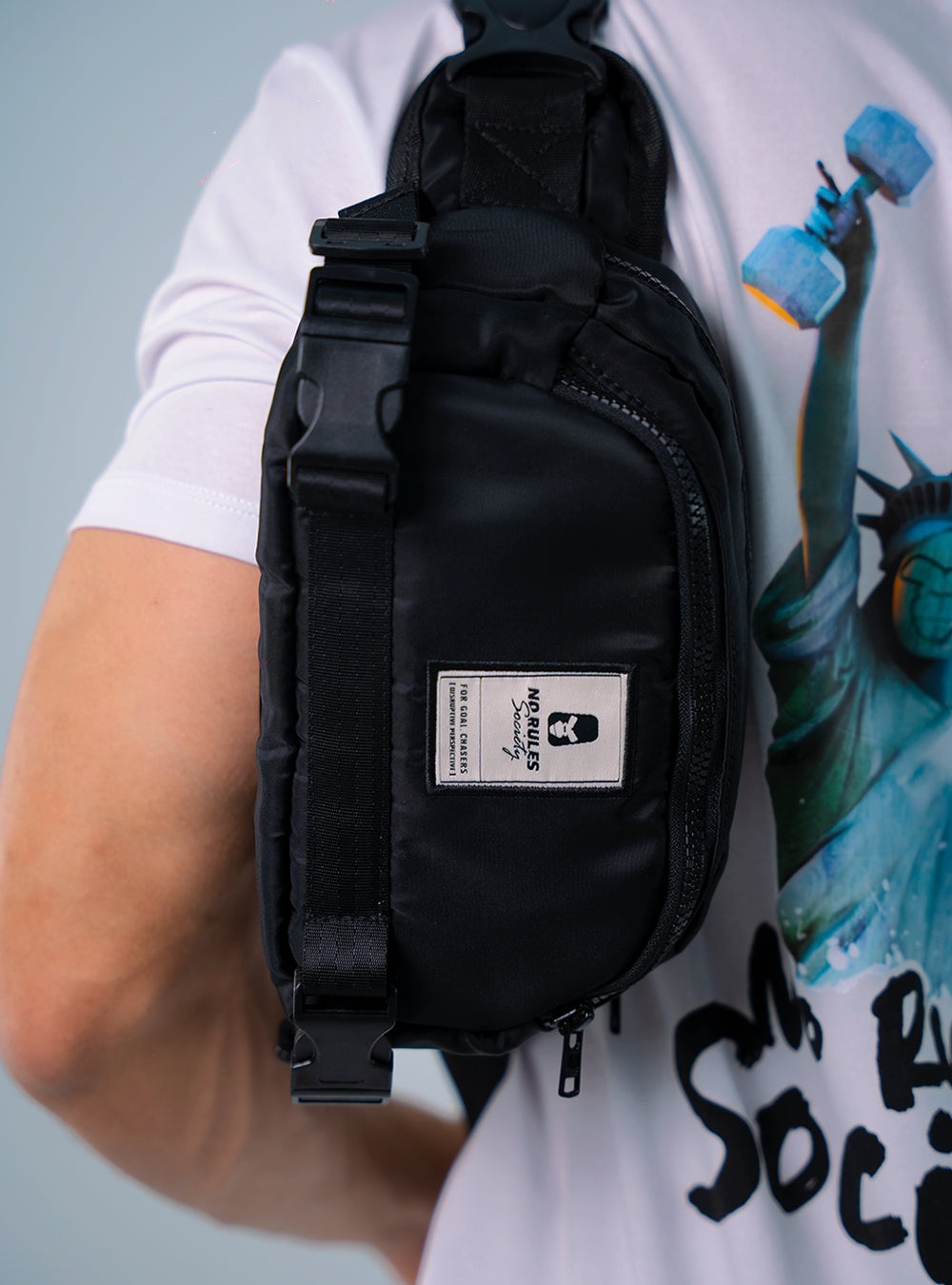 Bolsa cruzada negra
