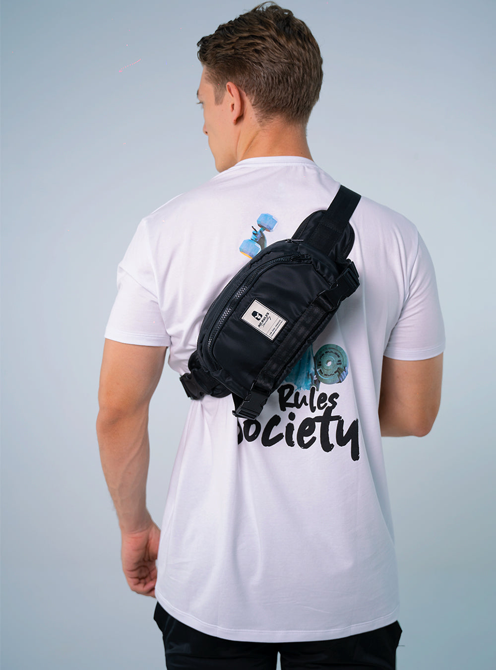 Bolsa cruzada negra