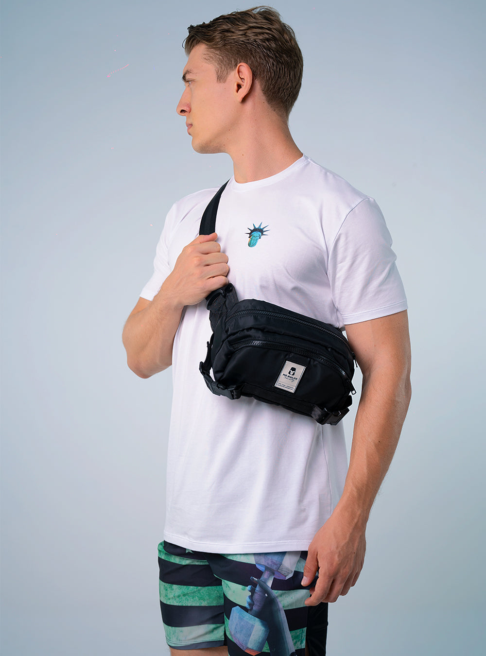 Bolsa cruzada negra