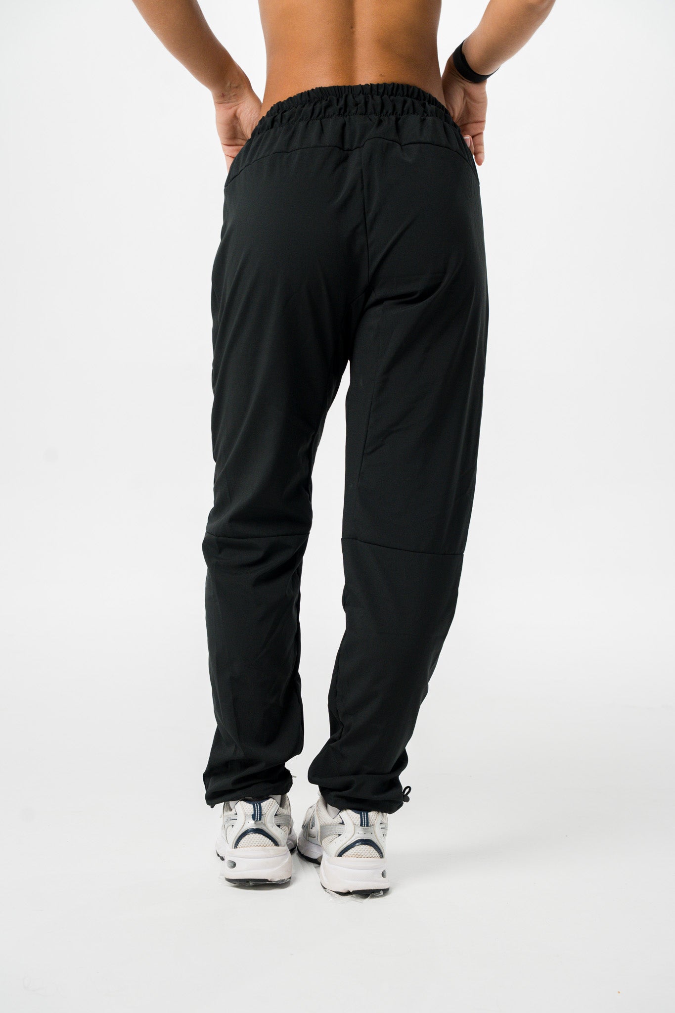 Jogger Casual Logo 3D Mujer Negro