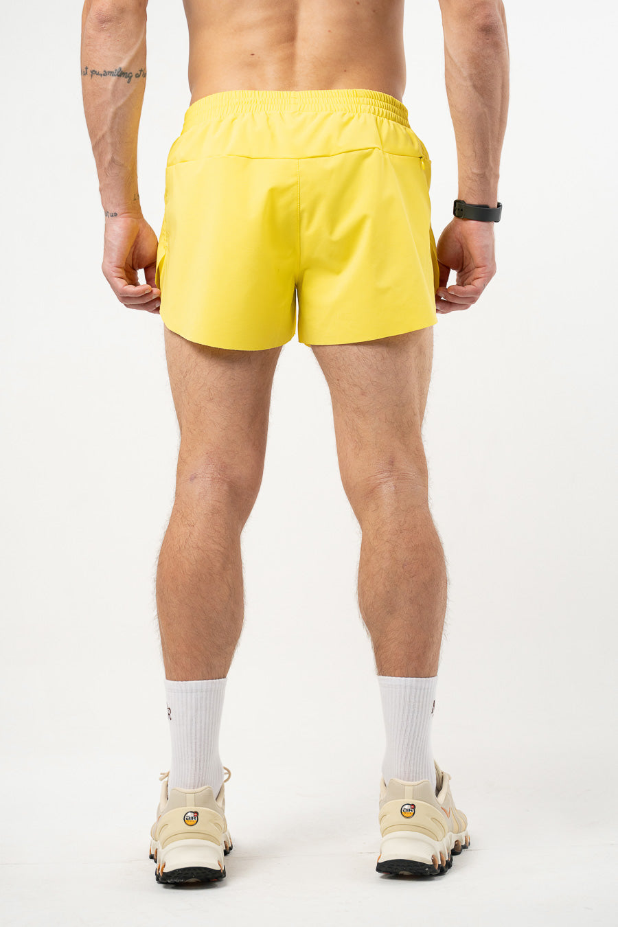 Pantalones cortos de natación amarillos unisex