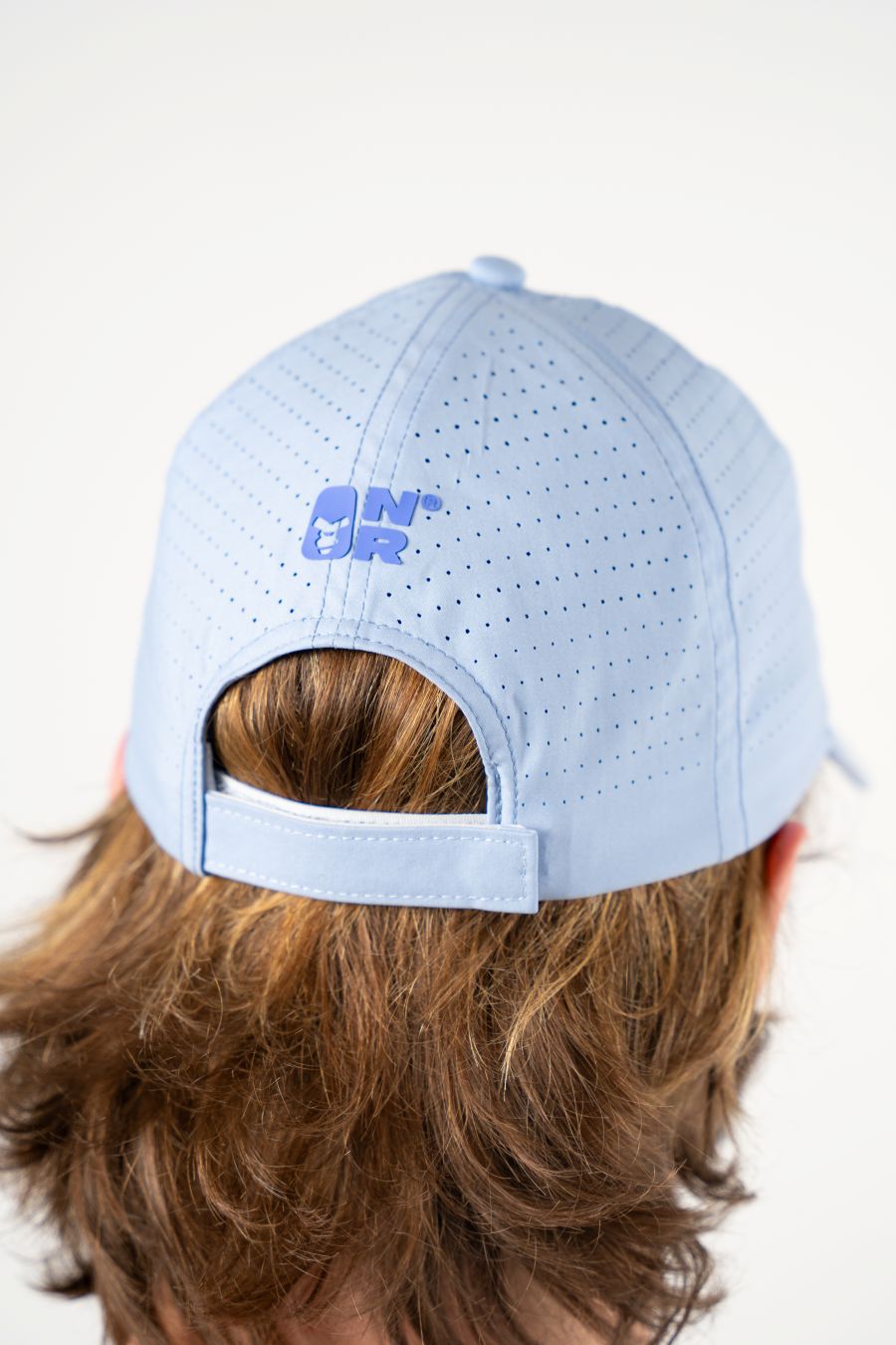 GORRA TRANSPIRABLE NO RULES AZUL BEBÉ