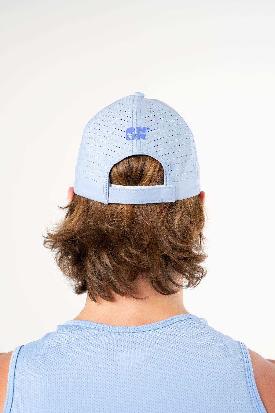 GORRA TRANSPIRABLE NO RULES AZUL BEBÉ