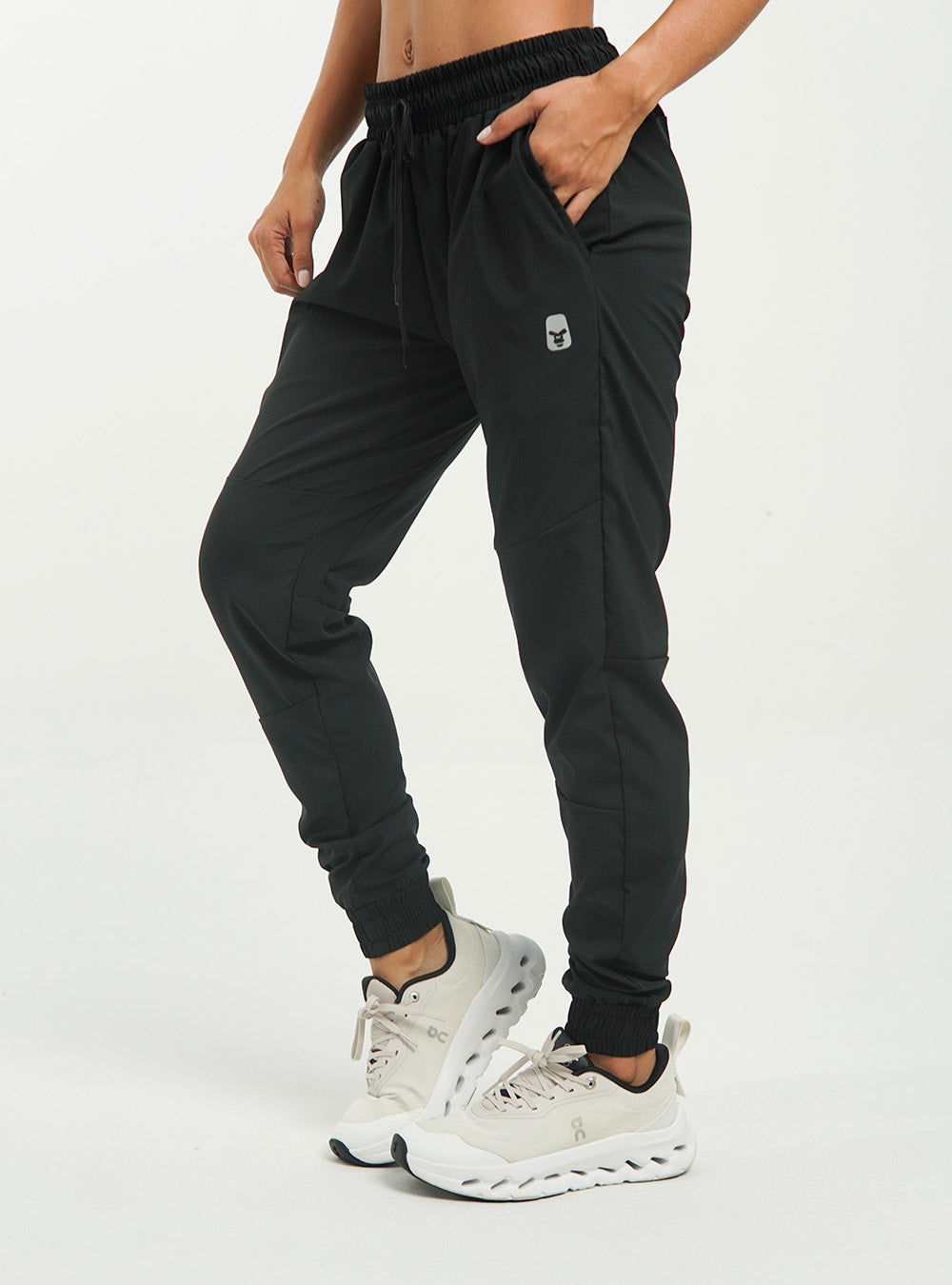 Pantalón Jogger Casual Negro para Mujer