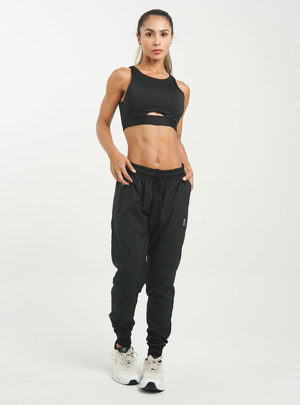 Pantalón Jogger Casual Negro para Mujer