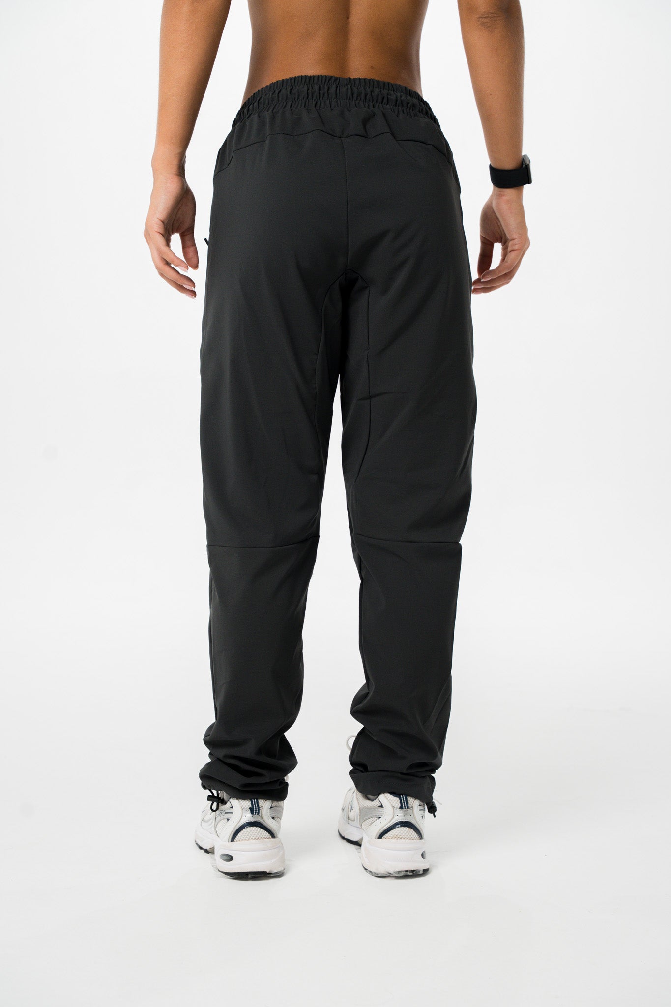Jogger Casual con Logo 3D Gris Oscuro para Mujer