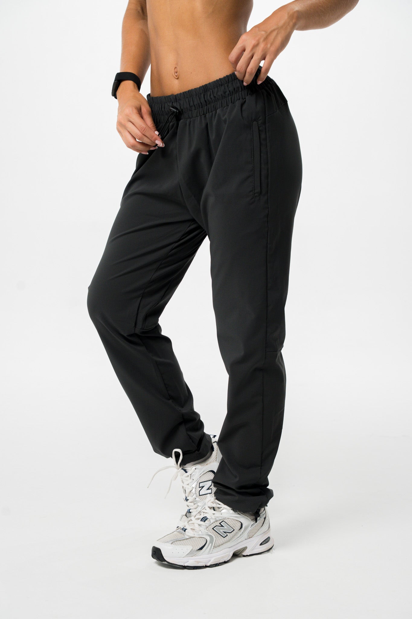 Jogger Casual Logo 3D Mujer Dark Grey