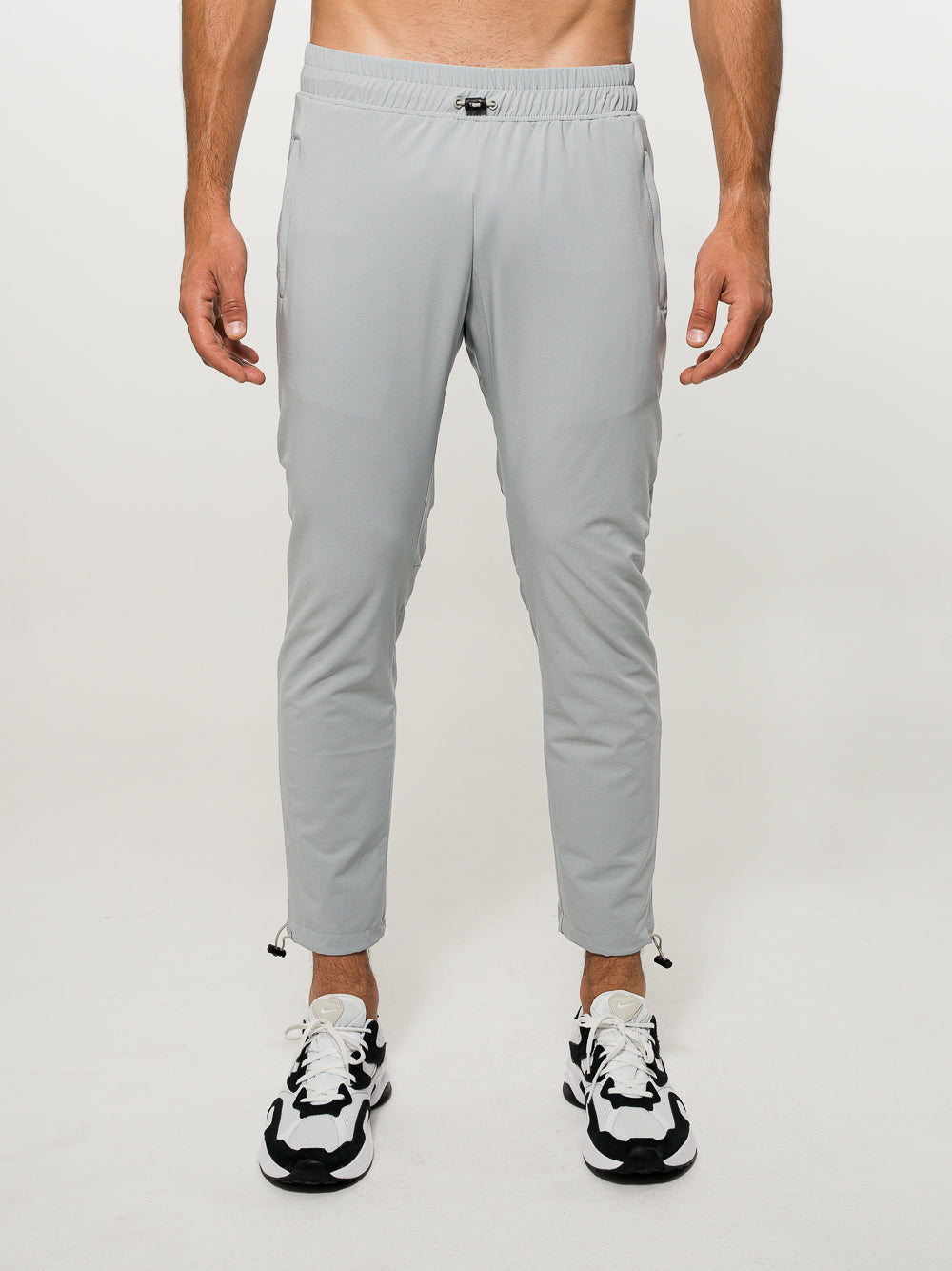 Jogger Casual Logo 3D Hombre Gris