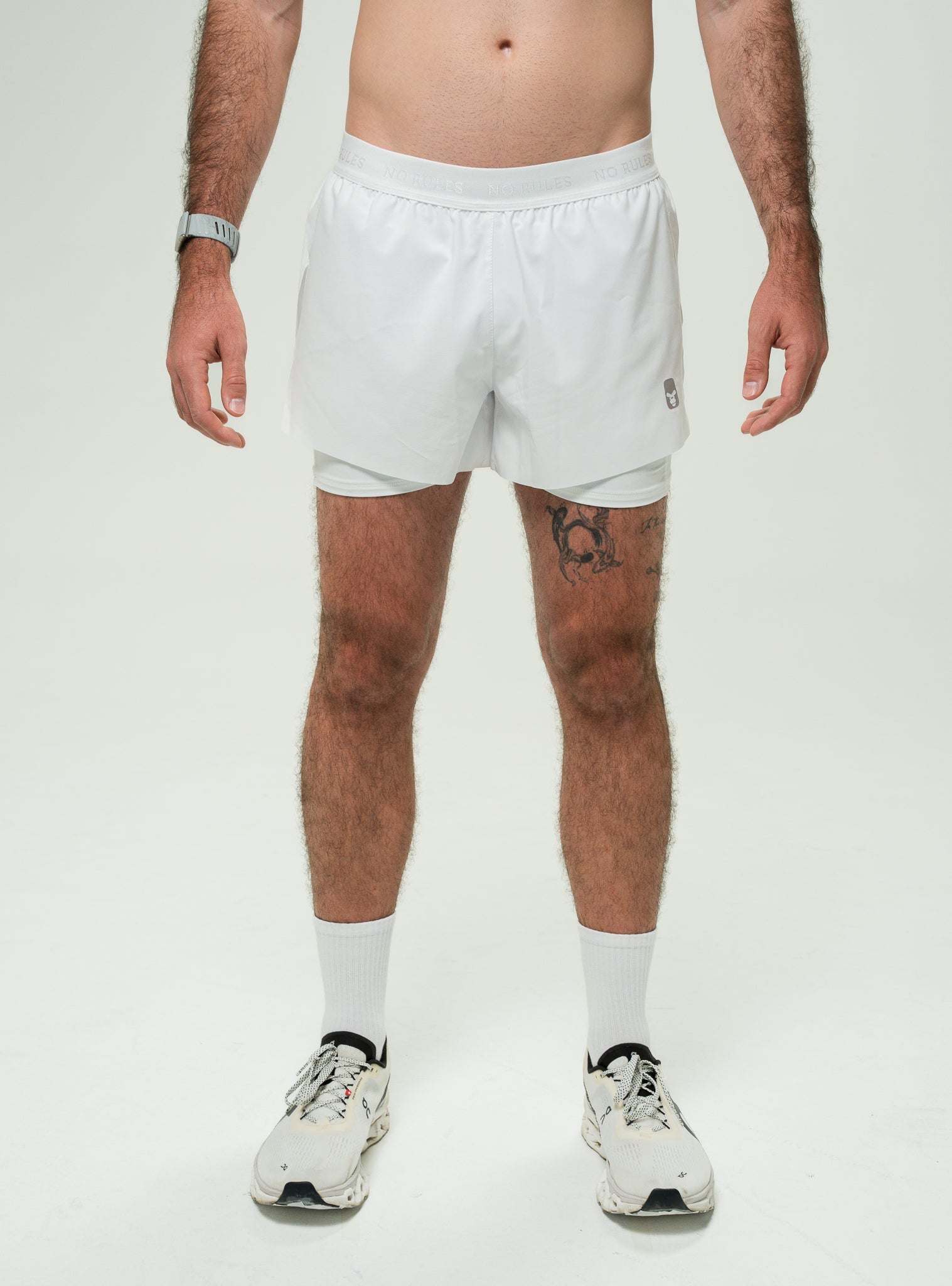 Pantaloneta Core Motion Blanca Hombre