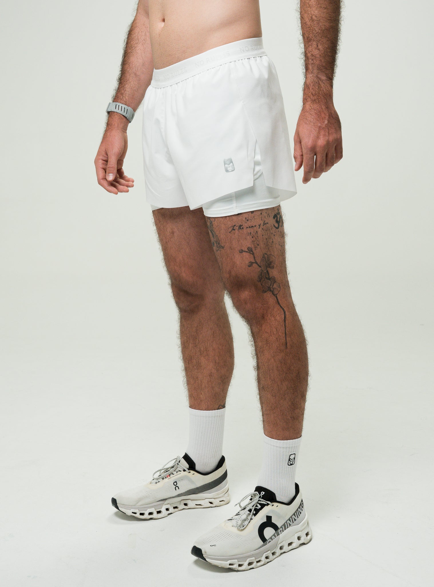 Pantaloneta Core Motion Blanca Hombre