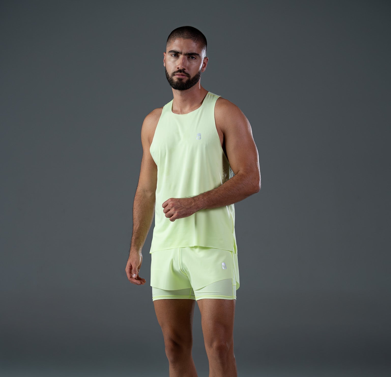 Pantaloneta Core Motion Neon Green