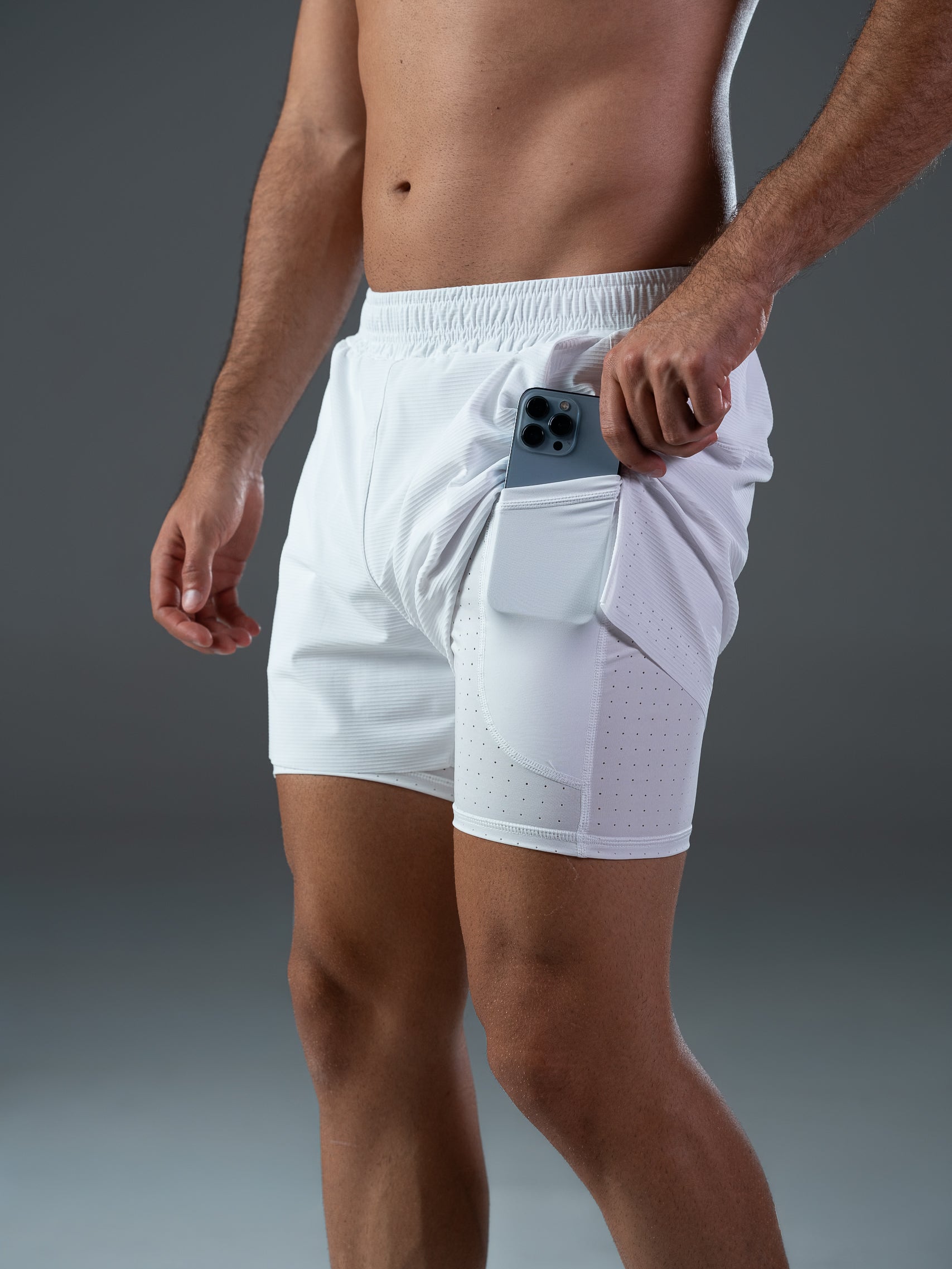 Pantaloneta Marathon Blanca
