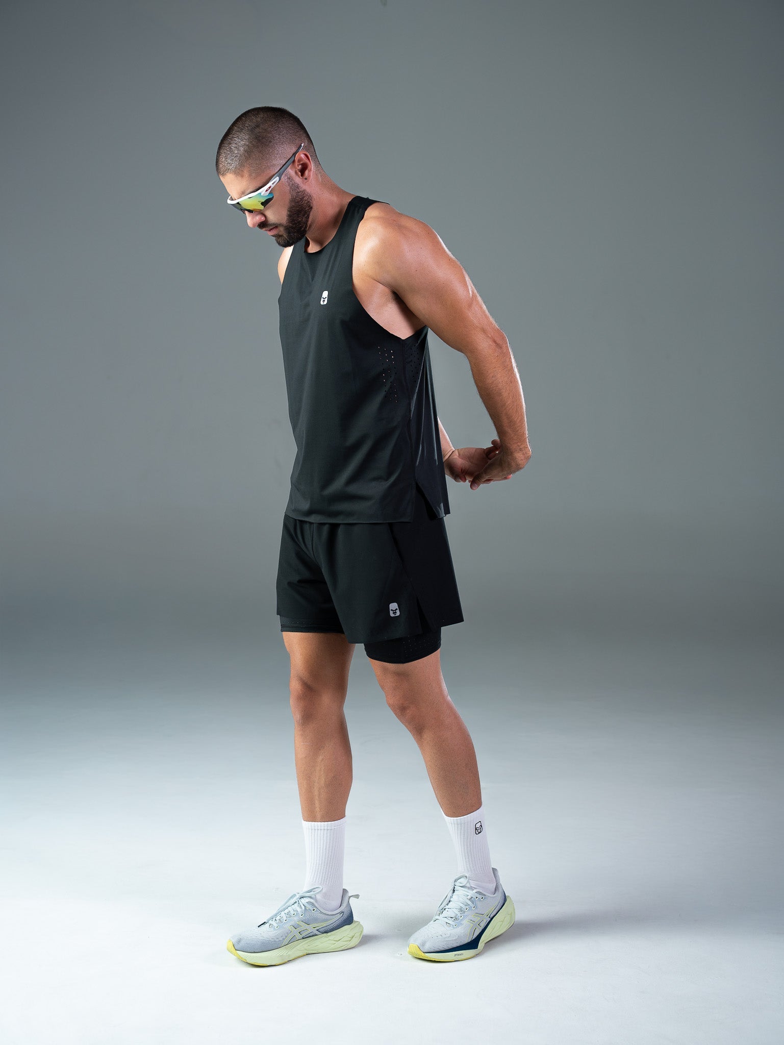 Pantaloneta Marathon Negra