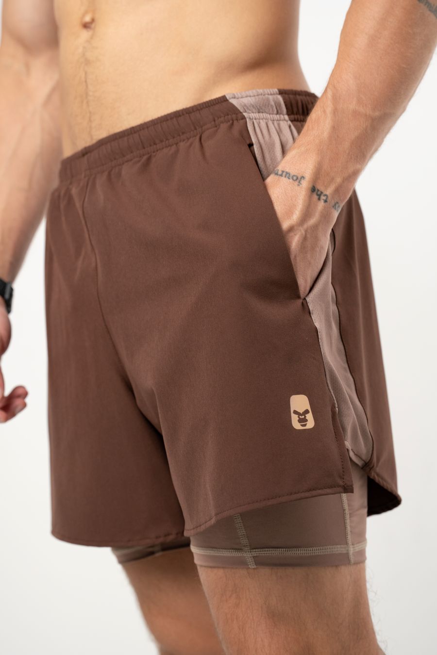 Pantaloneta de running Chocolate