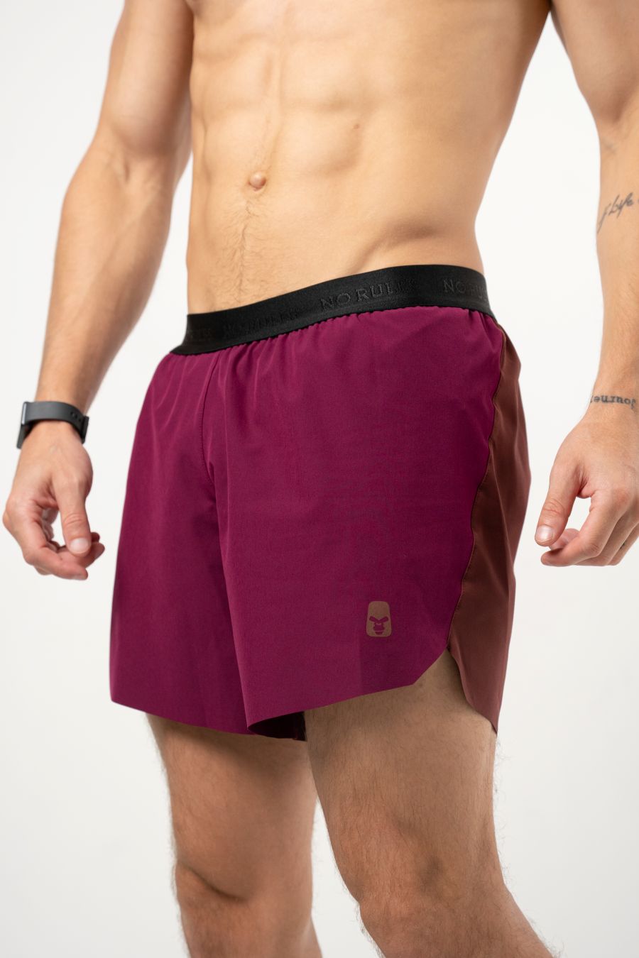 Pantalones cortos de running Pro Retro Berenjena