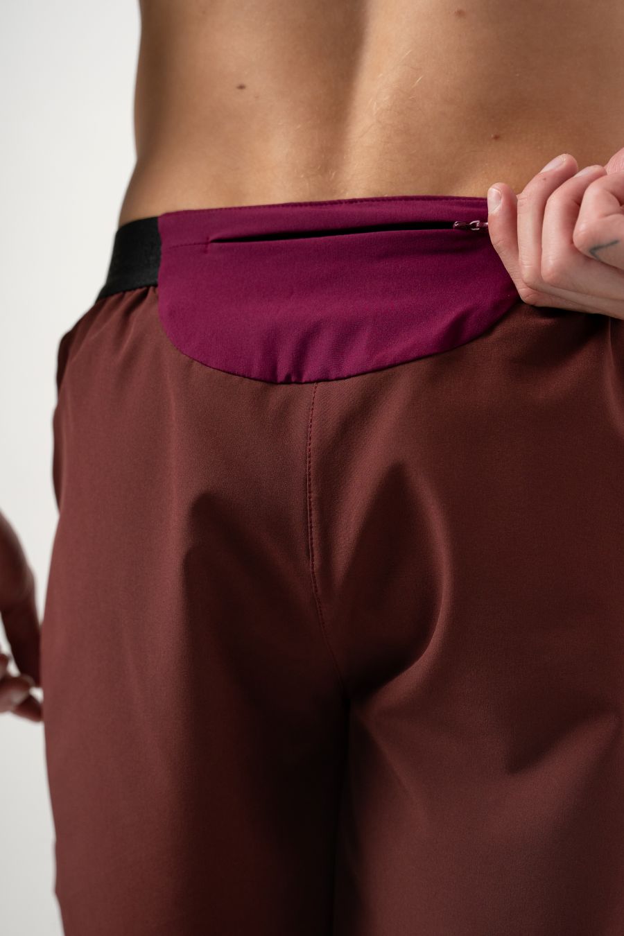 Pantalones cortos de running Pro Retro Berenjena