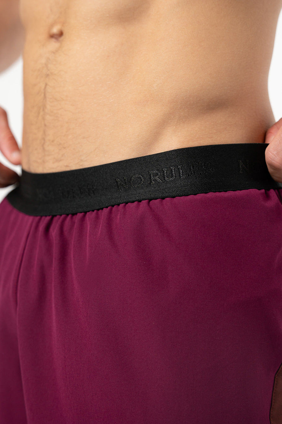 Pantalones cortos de running Pro Retro Berenjena