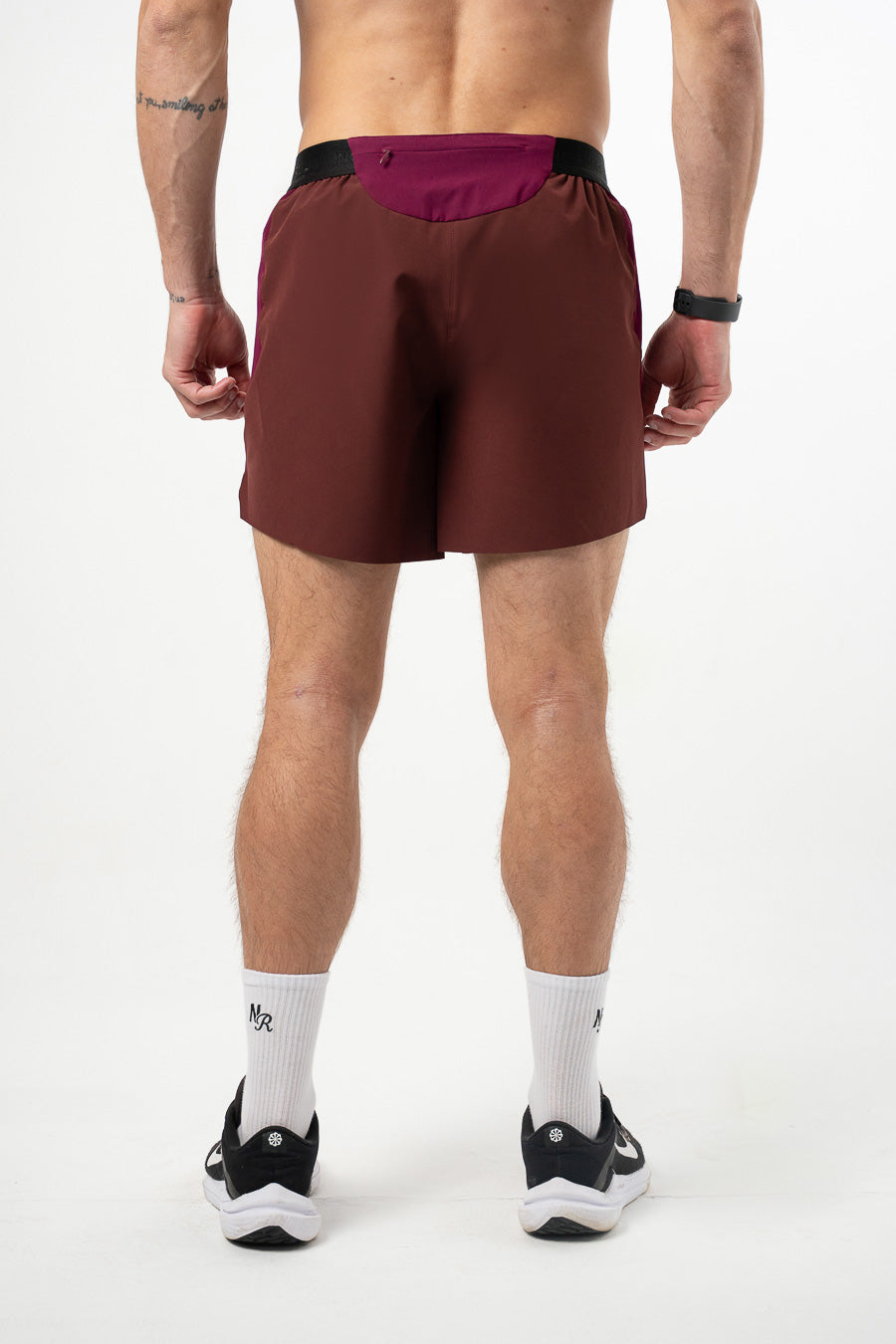 Pantalones cortos de running Pro Retro Berenjena