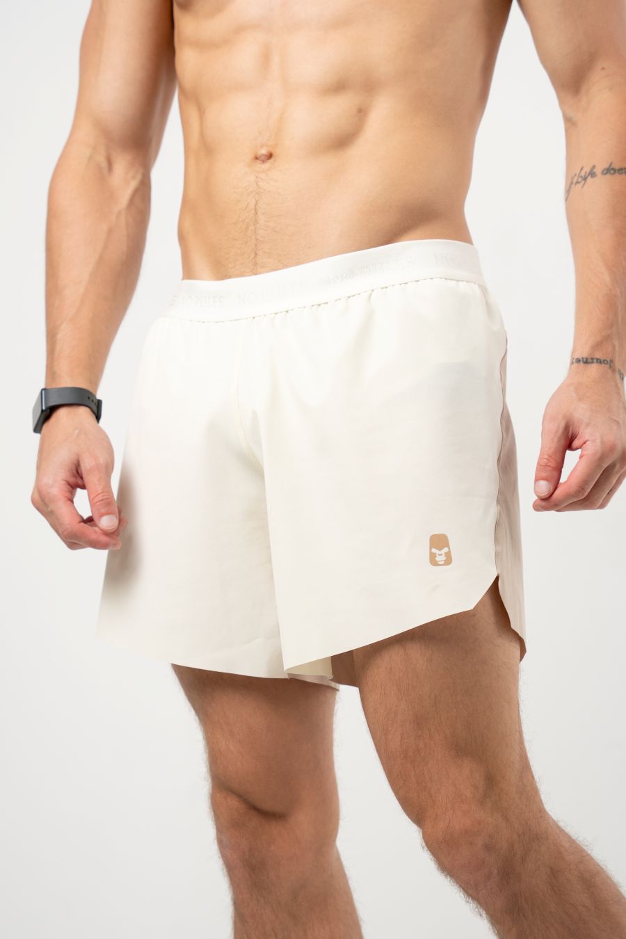 Short Deportivo Running Pro Retro Crema