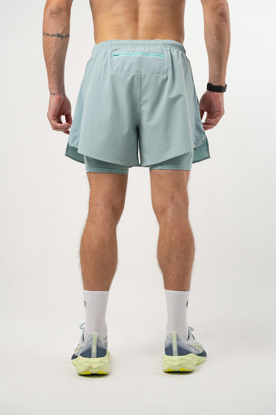 Pantalón Corto de Running Verde Menta