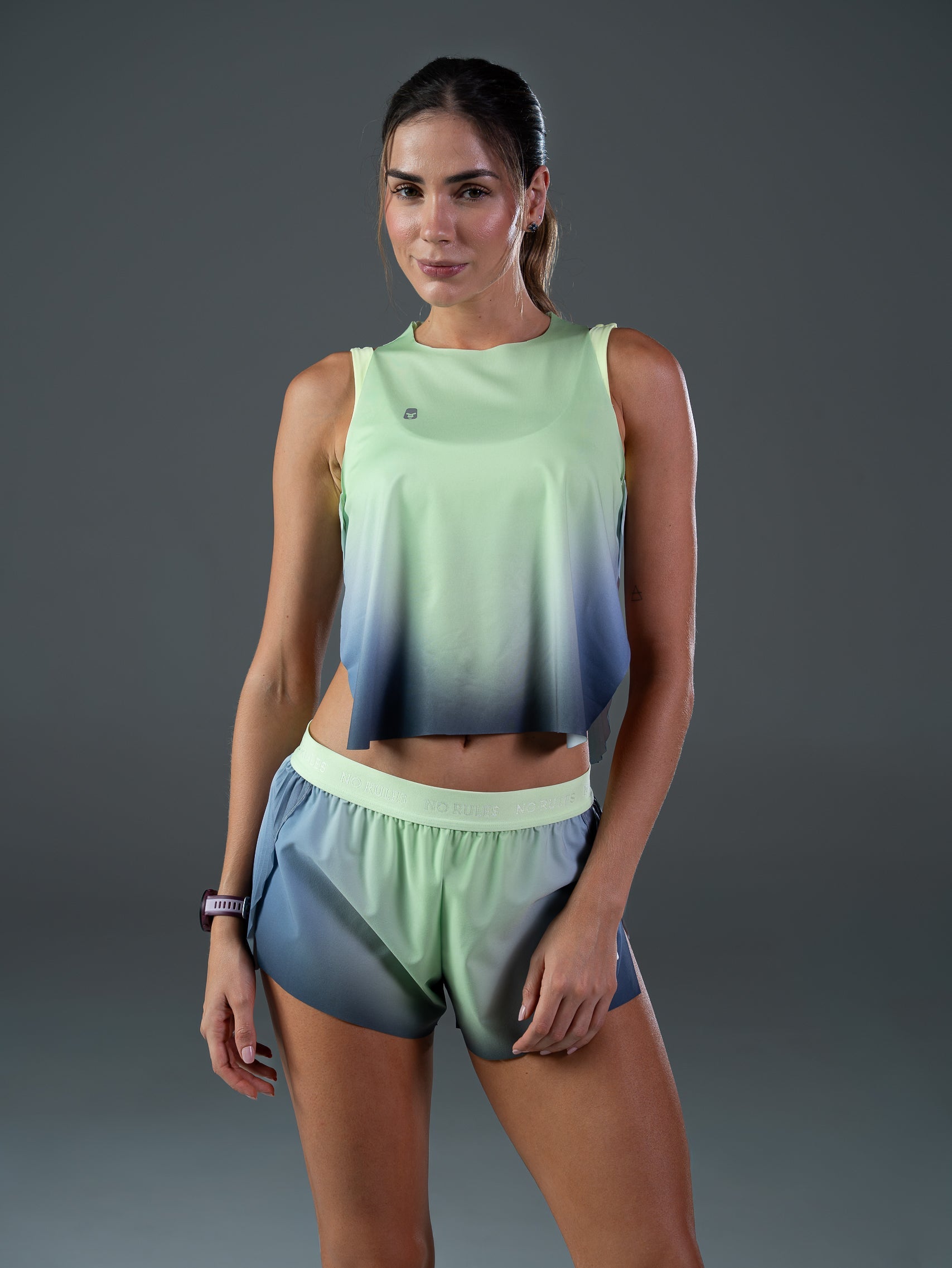 Pleat Tank Top Air Wave