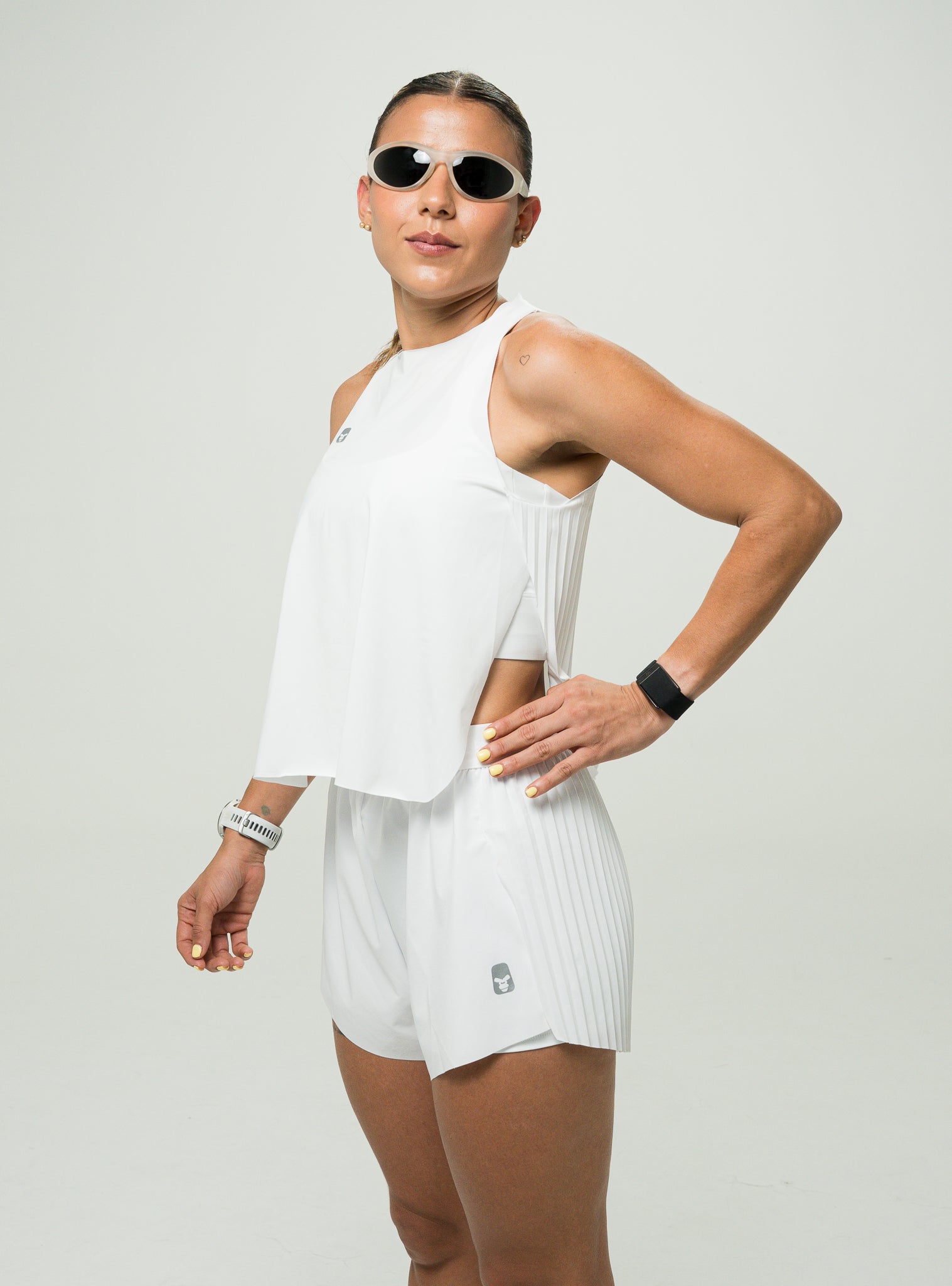 Pleat Tank Top Blanca