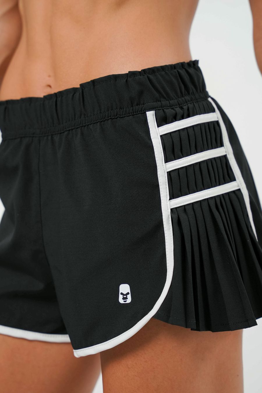 Mallas cortas de running negras