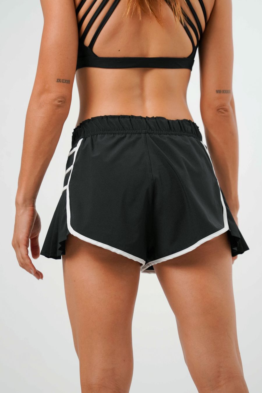 Mallas cortas de running negras