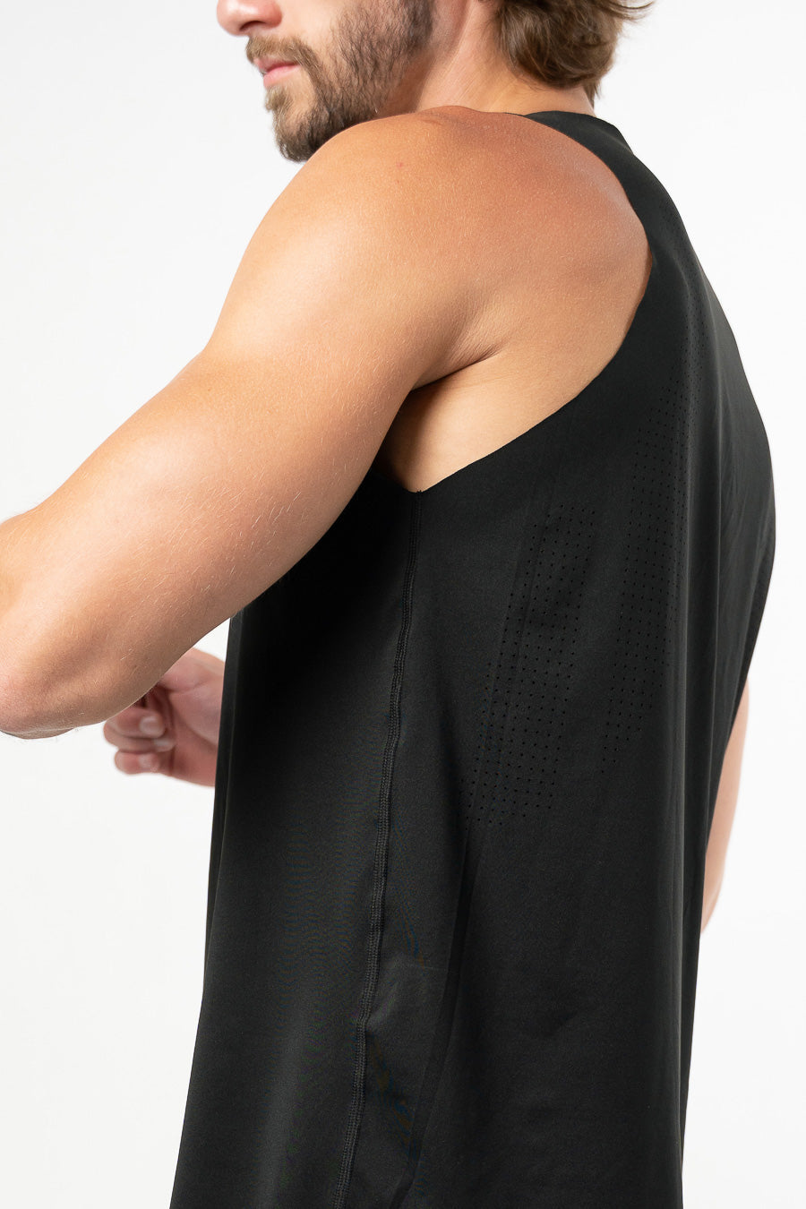 Mallas Seamless Force para hombre - Negras