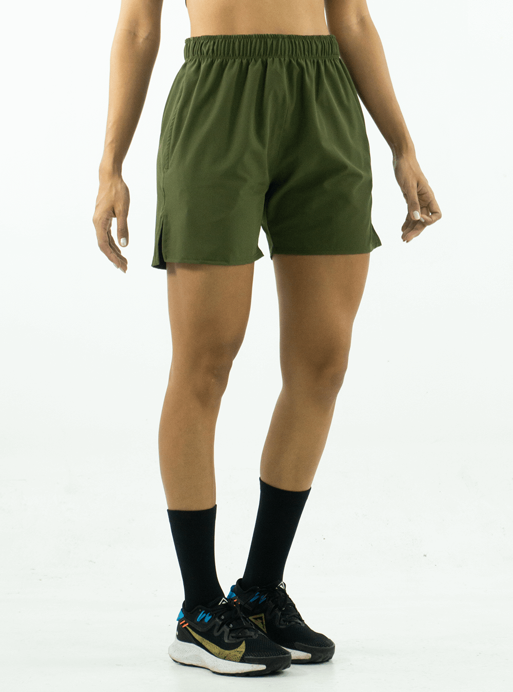 Short Ajustado Verde Militar