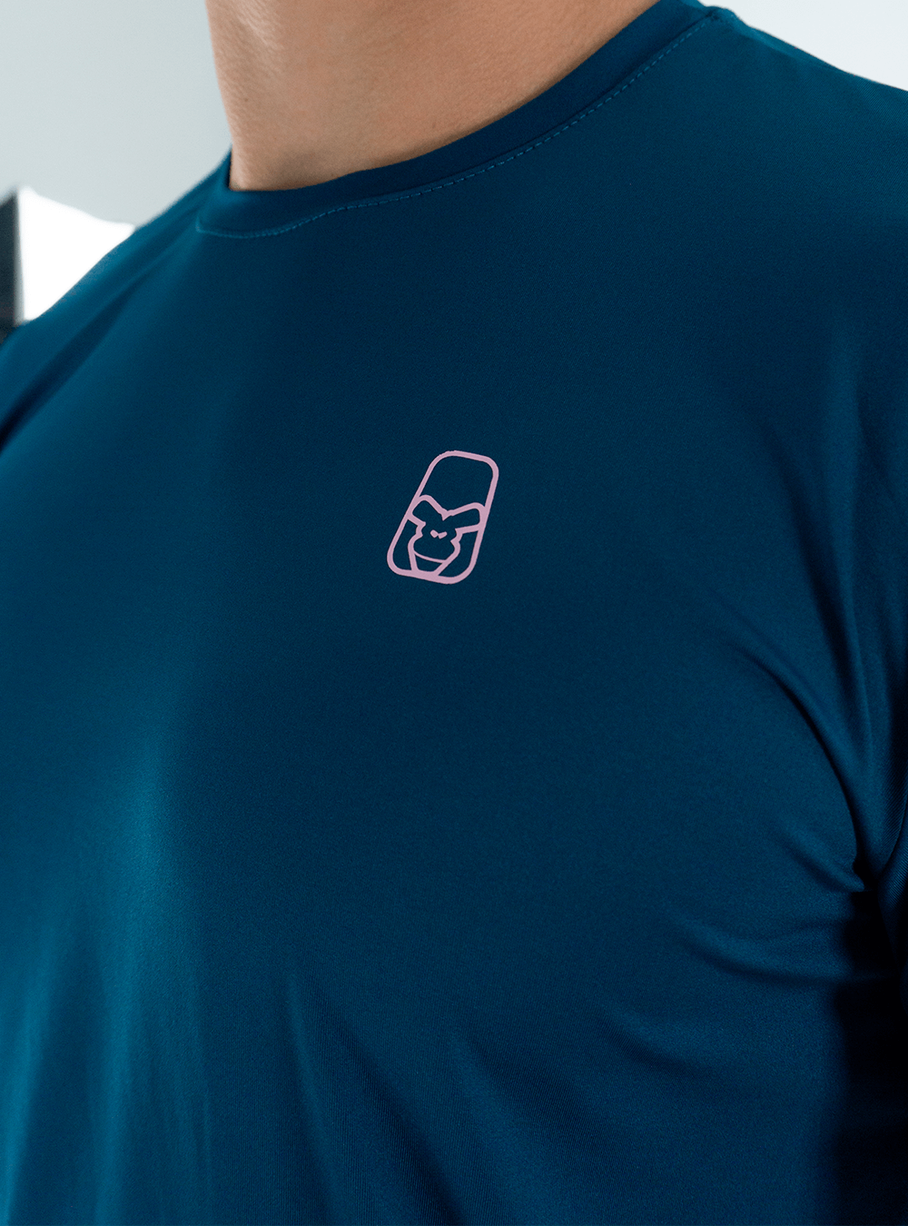 CAMISETA TELA FRÍA BÁSICA AZUL PETRÓLEO