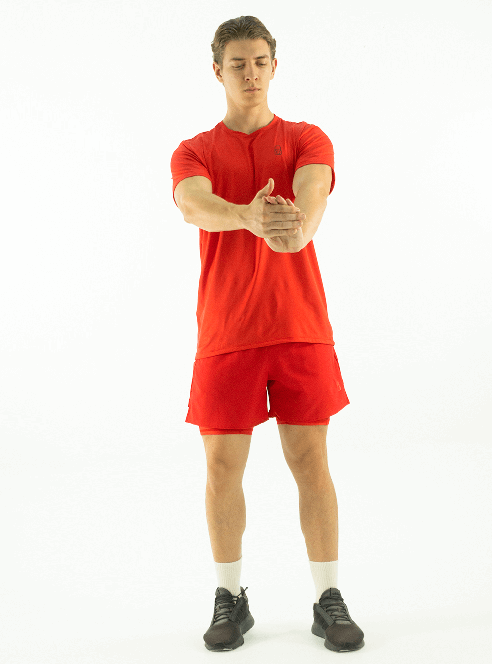 CAMISETA BÁSICA ROJA DE TELA FRÍA