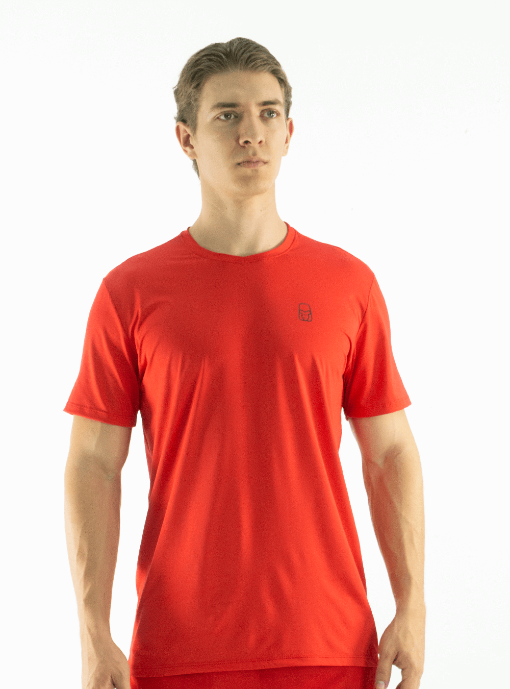 CAMISETA TELA FRÍA BÁSICA ROJA