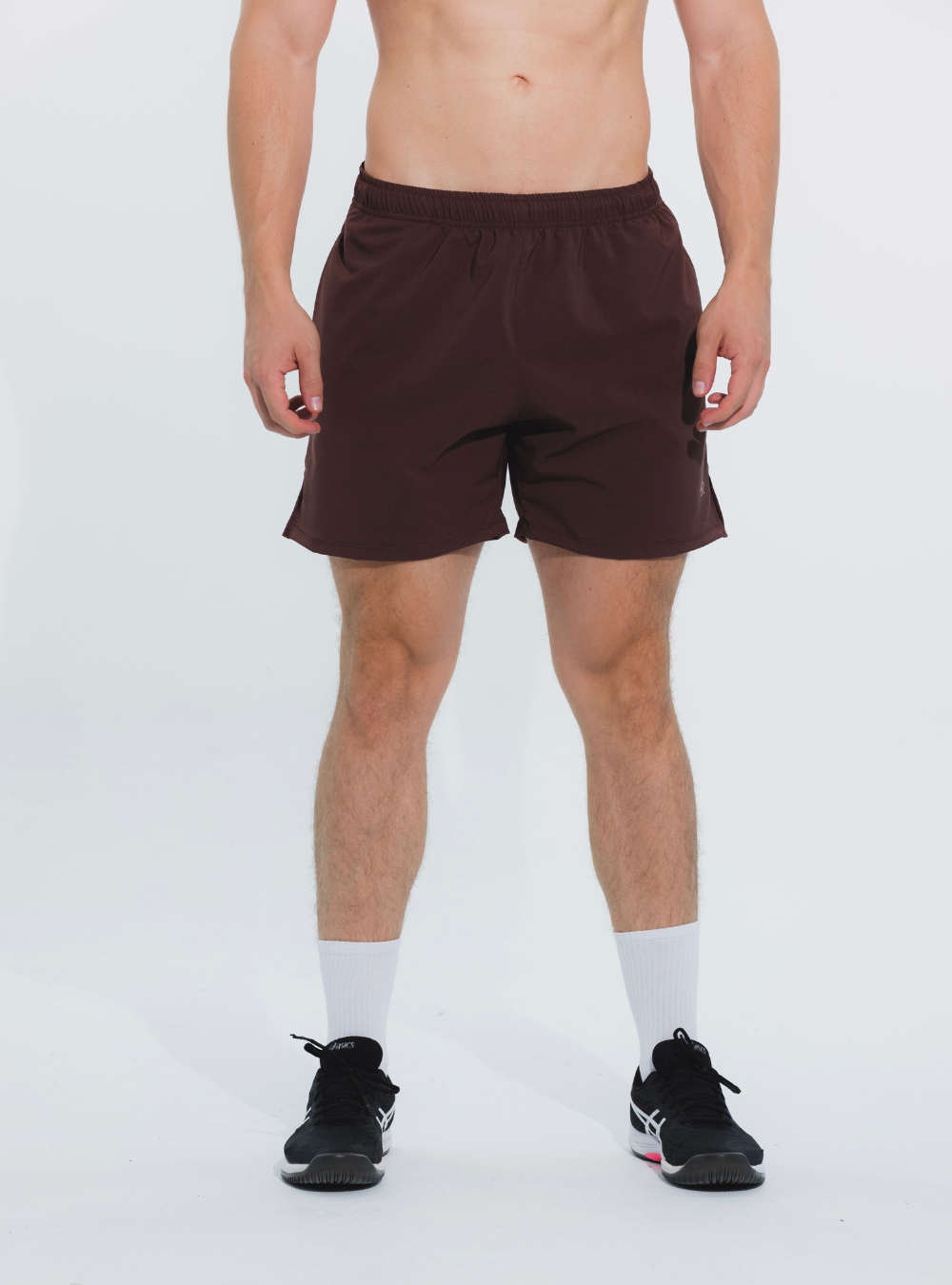 Shorts Ajustados Color Café