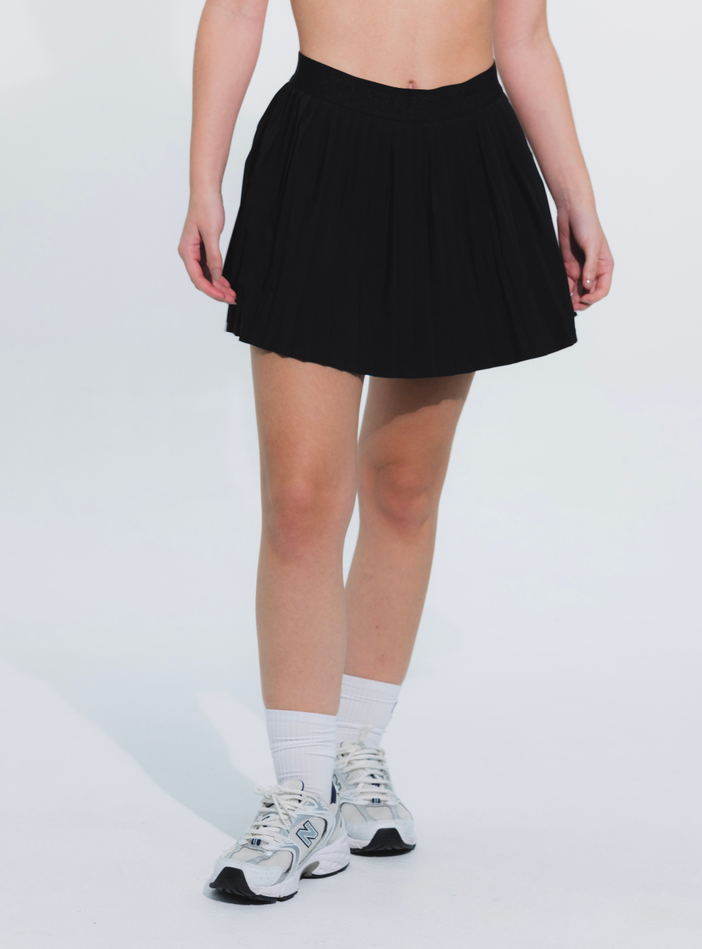 Falda Plisada Negra