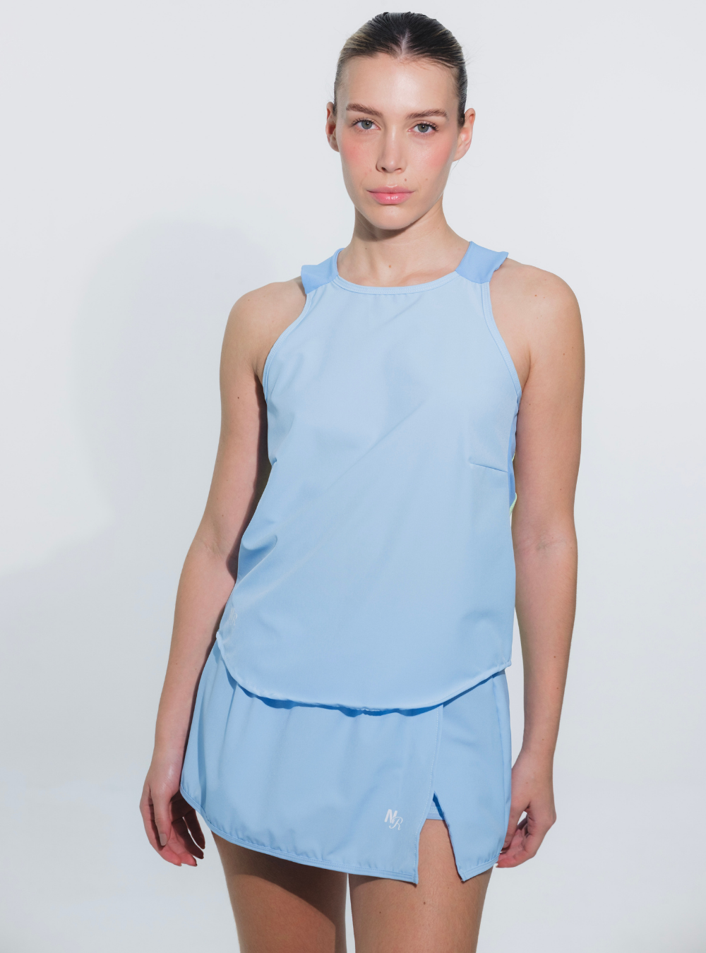 Falda Rally Azul Claro